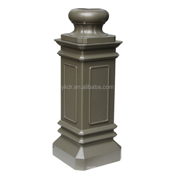 china foundry supply good quality oem cast aluminum street lamppost base by sand casting